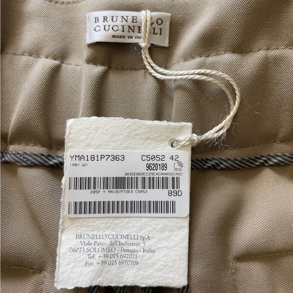 Brunello Cucinelli Cropped Wide Leg Pants - Picture 4 of 12